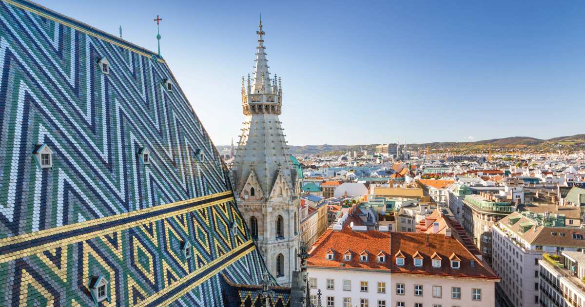 vienna fro above, beautiful blue building - Journey Inspirations vienna fro above, beautiful blue building