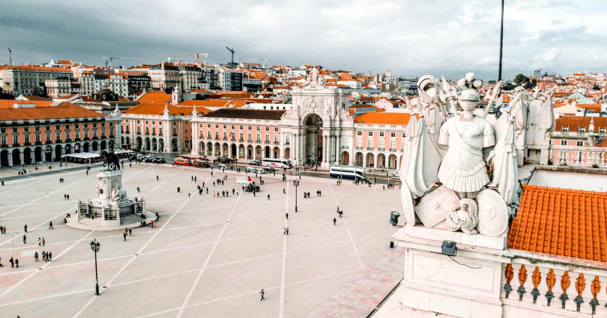 lisbon square - Journey Inspirations lisbon square from above